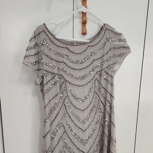 Adrianna Papell Women's Bead Dress Size 14